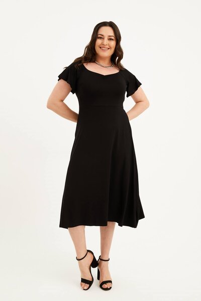 MYLİNE Rochie lungă cu decolteu