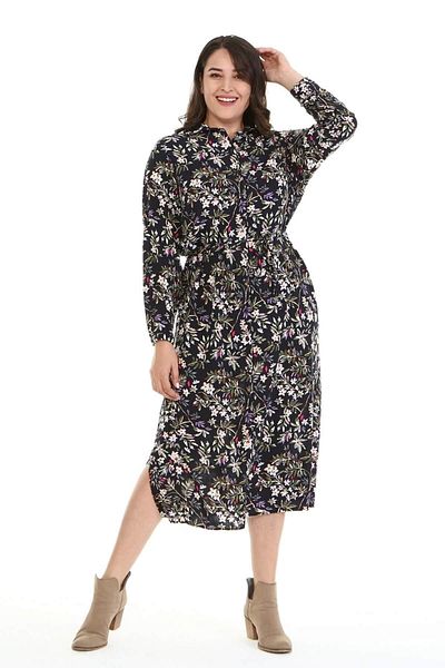 MYLİNE Rochie cămașă cu centură