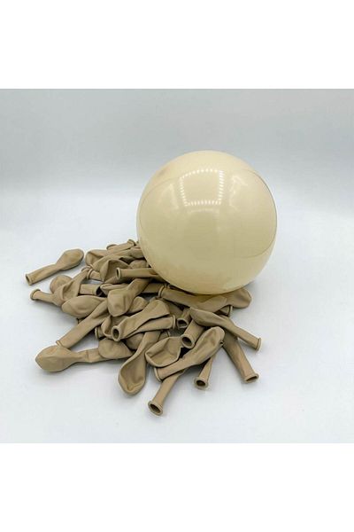 turkuaz parti 10Pcs Cream Small Balloon 5"