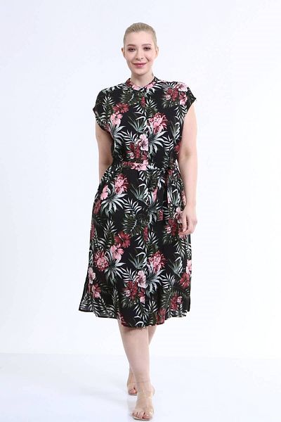 MYLİNE Rochie cămașă cu mânecă joasă