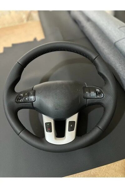 dk direksiyon Kaplamacı Kia Ceed 2010-2012 Araca Özel Direksiyon Kılıfı (DERİ...