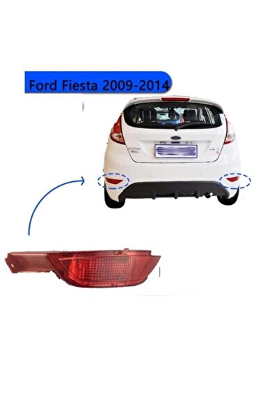 AKG Fiesta Sol Arka Tampon Reflektörü Sis Farı 2008--2014 Uyumlu