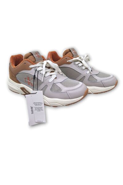 Calvin Klein Retro Tennis Laceup Coui Erkek Spor Ayakkabi, YM0YM00793,Kahverengi, 40