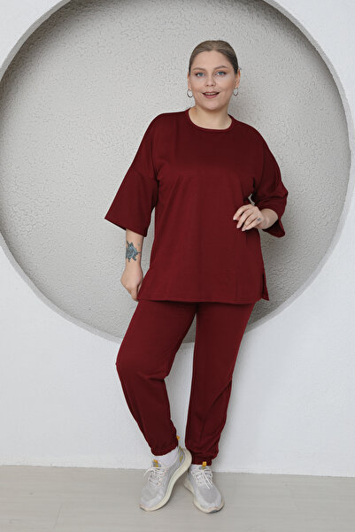 sleeproom Plus Size Women's Comfortable Tracksuit Set