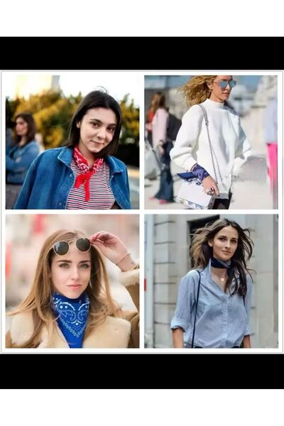 AresTokaAksesuar Μπαντάνα unisex από 100% βαμβακερό μαλακό έθνικ σχέδιο