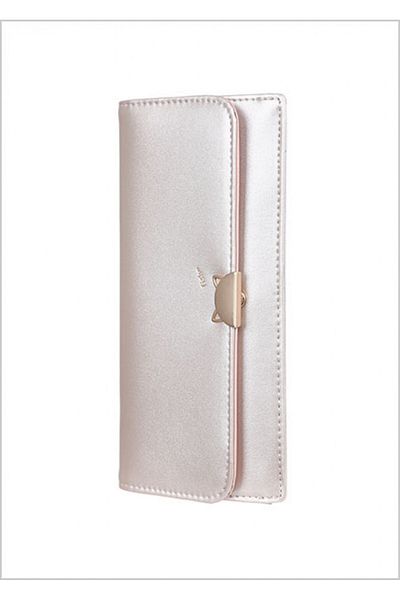 Miniso Long Japanese-style women's wallet in silver