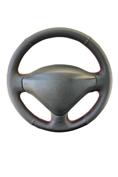 dk direksiyon Kaplamacı Peugeot 207 Araca Özel Direksiyon Kılıfı (NOKTALI-CAR...