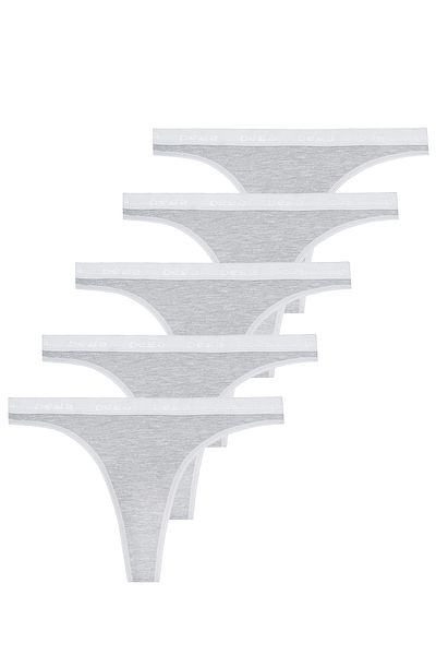 BEGATEKS Cotton Thong Women's Panties 5 Pack
