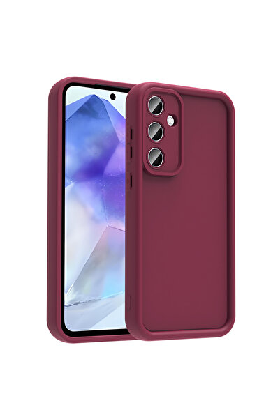 Hatreds Galaxy A56 Kılıf Kamera Korumalı Kenar Çıkıntılı Soft Renkli Silikon ...