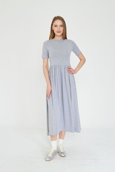 SevdeUgur Gray Basic Loot Leviç 100% Cotton Top Dress