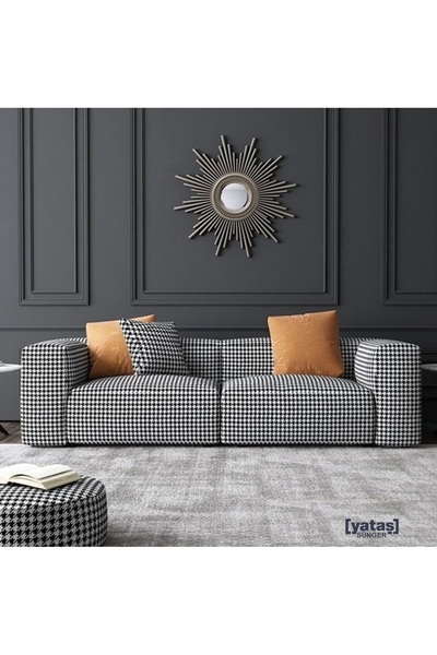 Mobilya Stant Most Mollis 2 Modül Kanepe Koltuk Kazayağı Örme Kumaş Yumuşak S...