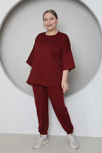 sleeproom Plus Size Women's Comfortable Tracksuit Set