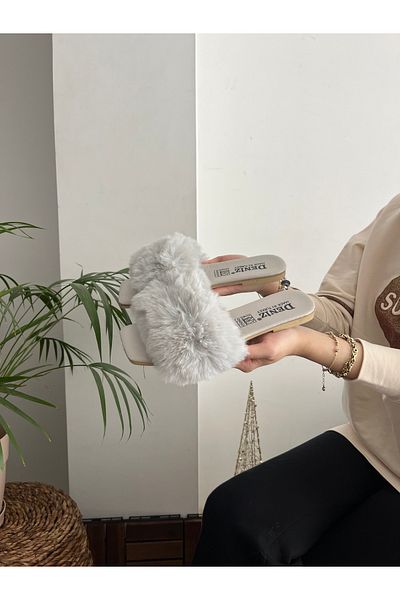 Behtah Kundura Πολυτελείς γυναικείες παντόφλες - Γούνινο, Αθόρυβη σόλα, Παντόφλες Guest Bundle Dowry House