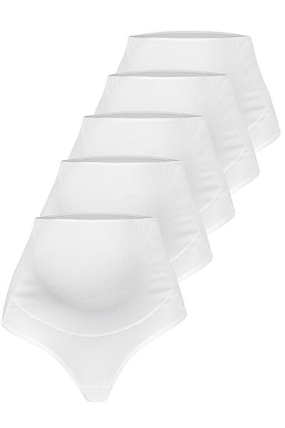 BEGATEKS Maternity Panties Flexible High Waist Cotton Comfort Pack of 5