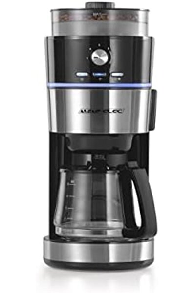 ALSAIF Alsif Espresso Coffee Maker, 1000w, 1.38l, Black/chrome