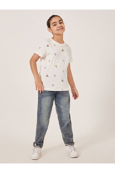 Styli Embroidered Short Sleeve T-Shirt