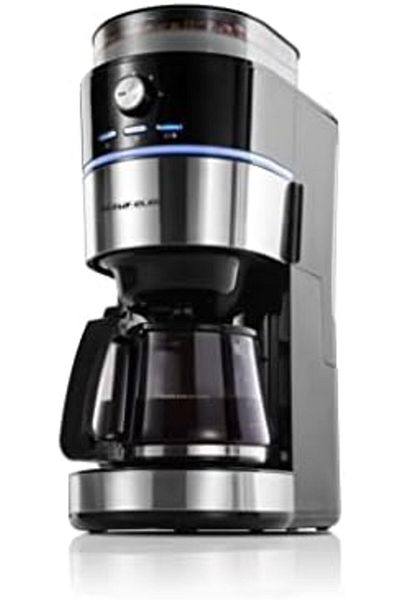 ALSAIF Alsif Espresso Coffee Maker, 1000W, 1.38L, Black/Chrome