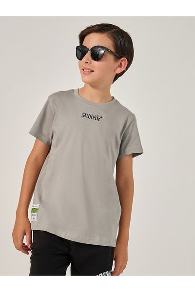 Styli Graphic Print Round Neck T-Shirt