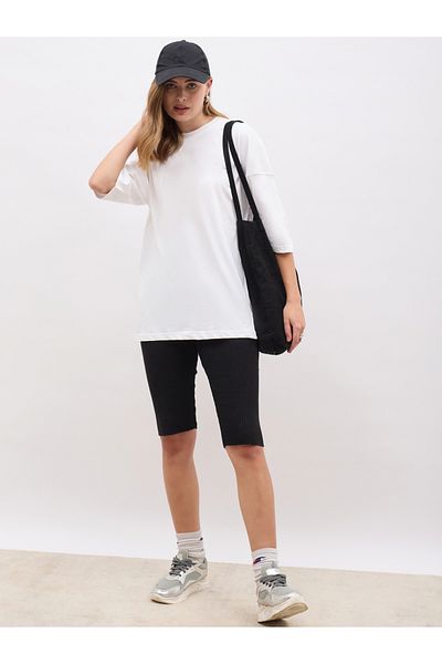 Styli Graphic Print Short Sleeve Oversized T-Shirt