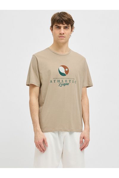 REBEL By Styli Graphic Print Crew Neck Regular Fit T-Shirt