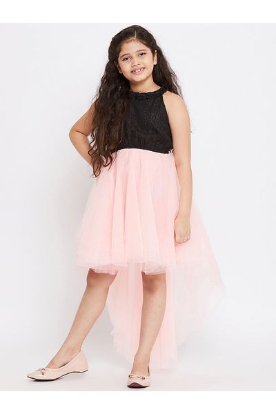 Stylo Bug By Styli Embellished Sleeveless High Low A-Line Dress