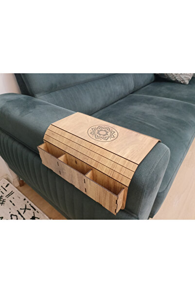 Kama Koltuk Başı Sehpası Kumanda Cepli