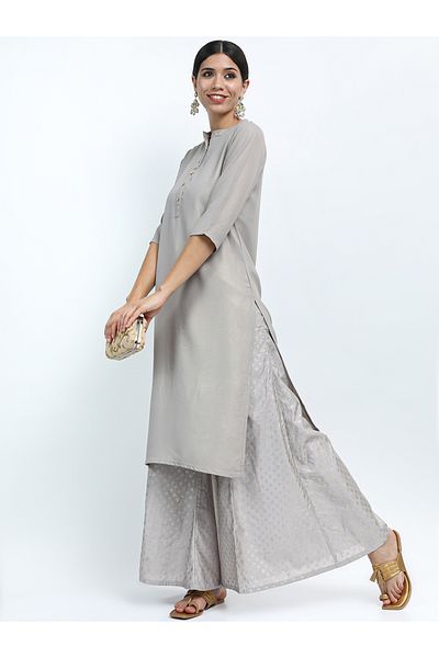 Vishudh By Styli كورتا رمادية نسائية