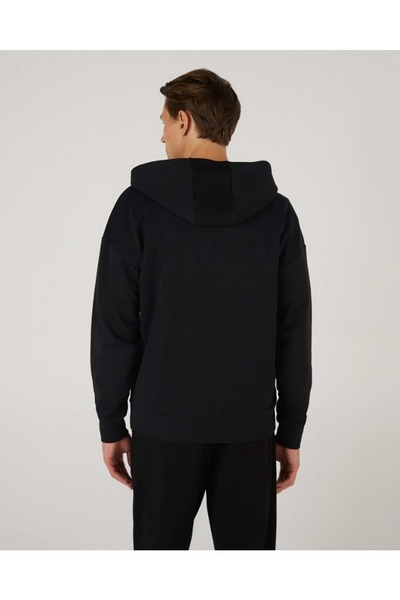 SKECHERS S242112 M Essential Full Zip Hoodie Φούτερ Φούτερ Ανδρικό μπουφάν ΜΑΥΡΟ