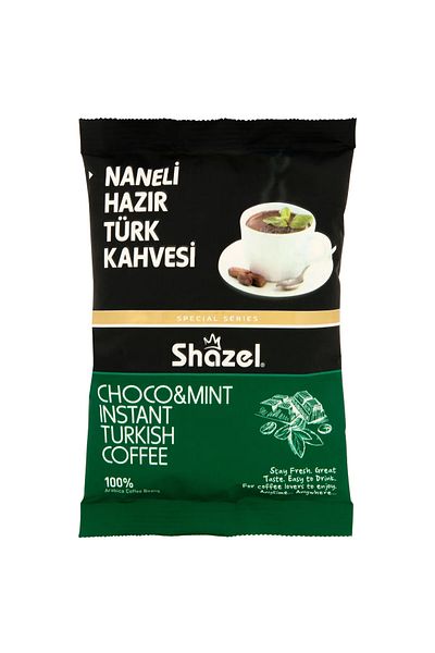 Shazel Instant Turkish Coffee with Mint 100 Gr*3 Pieces