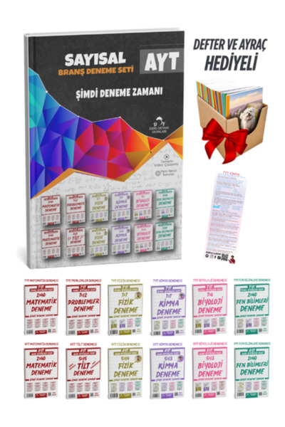 Genel Markalar Ders Ortamı 2025 YKS AYT Sayısal Branş Deneme Seti Çözümlü Der...