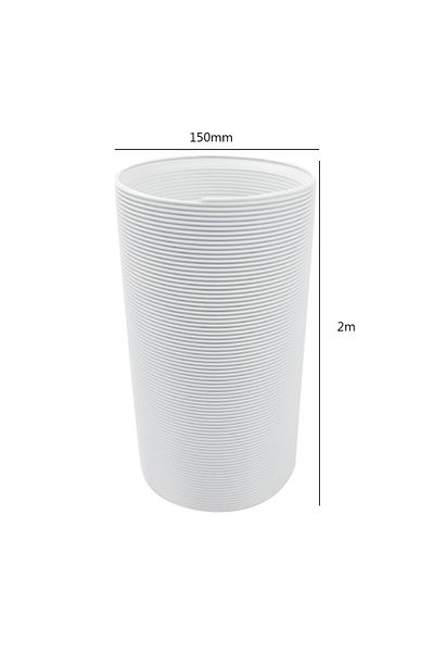 Choice 150mmx2m 1.5/2m Portable Flexible Conditioner Exhaust Hose Tube 13/15cm Exhaust Pipe Hose Connector