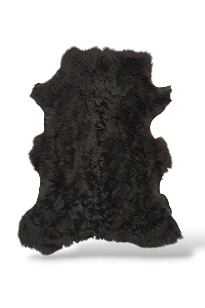 Ottoman Pouffe Hakiki Gerçek Deri Kıvırcık Tüylü Tigrado Koyun Postu 65x70cm,...