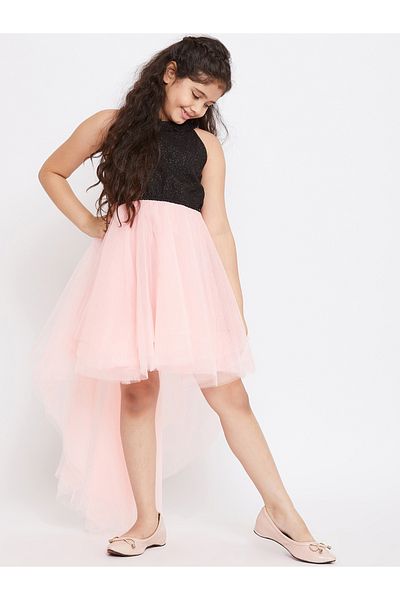Stylo Bug By Styli Embellished Sleeveless High Low A-Line Dress