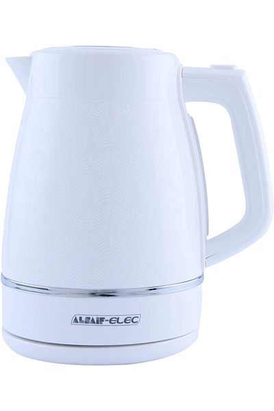 ALSAIF Electric Cordless Kettle, 2200w, White