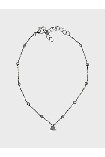 Arnes Jewelry Steel Triangle Dorical Anklet