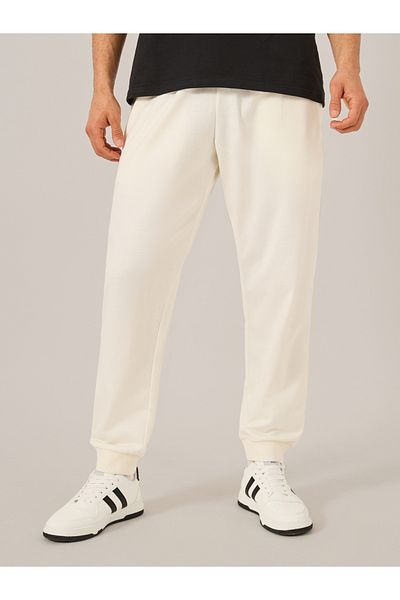 Styli بنطال رياضي Eco-Earth Slim Fit Terry مع جيوب جانبية