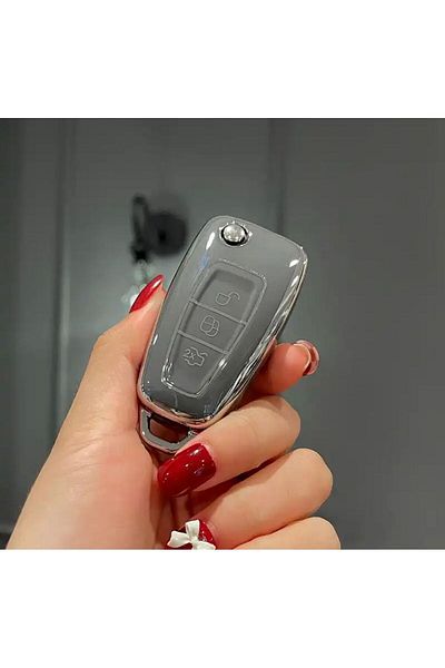 emii auto spare parts Gray Focus 2 3 Mk2 Mk3 Mondeo Kuga Ranger Key Case Cover