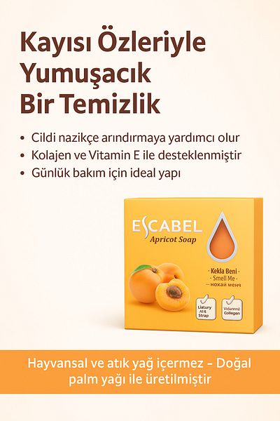 Escabel Apricot Soap 120 Gm