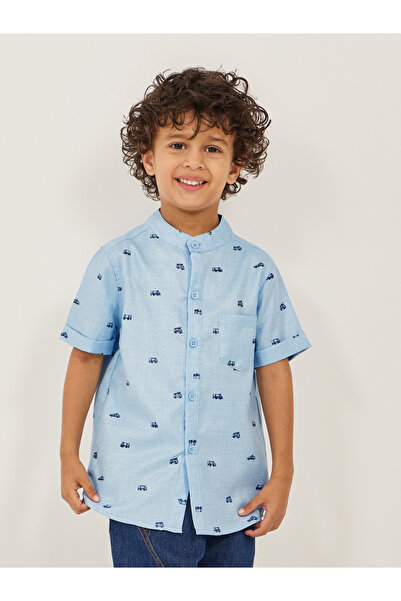 Styli قميص بأكمام قصيرة وطبعة كاملة