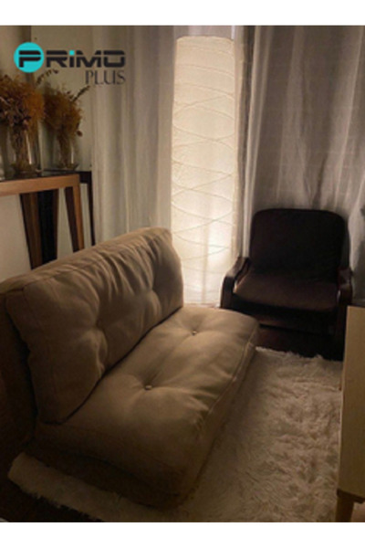 Primo Plus Decorative Floor Lamp White 136cm