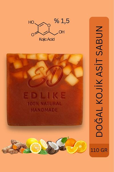 EDLIKE Natural Kojic Acid Soap Anti-Blemish Skin Care Soap