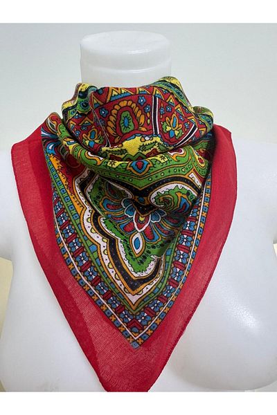 AresTokaAksesuar 100% Cotton Extra Soft Ethnic Patterned Unisex Bandana