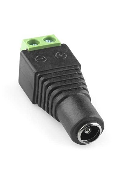 Rodevino 2 Set 2.1mm Dc Power Dişi Jak Klemensli Erkek Jack Cctv Konnektör Toplam 4 Parça