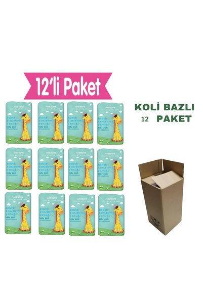 Watsons Bebek Temizleme Pamuğu 1 Koli (12 Paket)