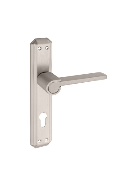 zerafev Zarafet Gizem Aynalı Alüminyum Kapı Kolu (Oda/Yale/WC) Saten