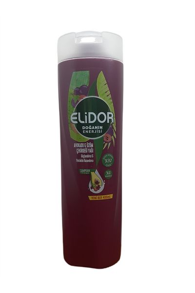 Elidor Energy of Nature Hair Care Shampoo Avocado and Grape Seed Oil 400 ml