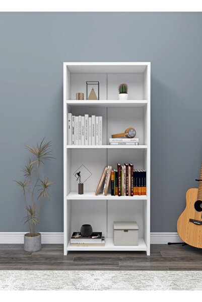 VISNES 4 Raflı Çok Amaçlı Raf ,mutfak Rafı, Kitaplık, Erzaklık, Kiler Rafı