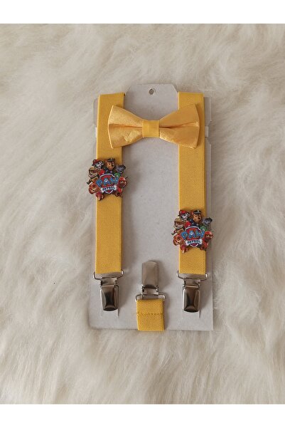 Bambinoo Paw Patrol Doğum Günü Özel Gün Konsept Askı Papyon Set