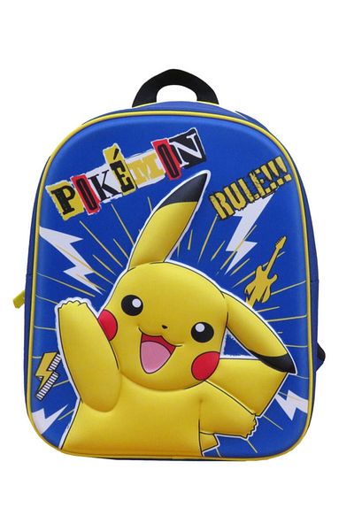 Pokemon Ghiozdan gradinita Pokemon Pikachu 3D, 30 x 24 x 10 cm