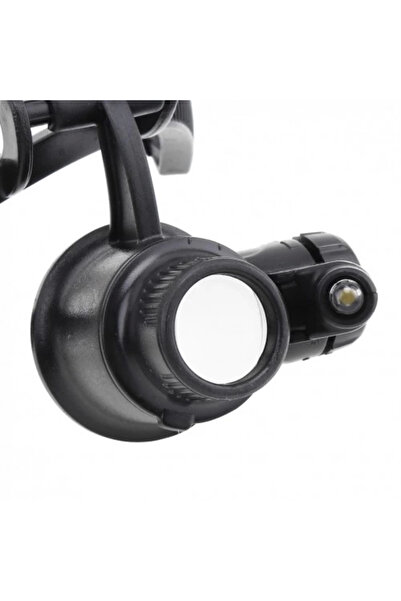 Belle Fusion Gözlük Modeli 10x 15x 20x 25x Lens,2led Işıklı,büyüteç